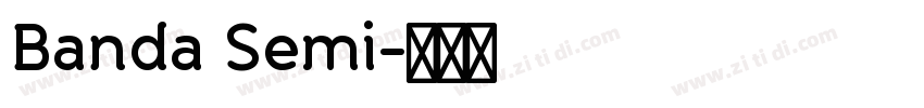 Banda Semi字体转换